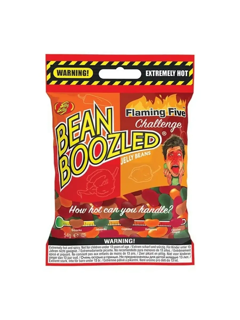 Драже жевательное Bean Boozled Flaming Five(острые вкусы)