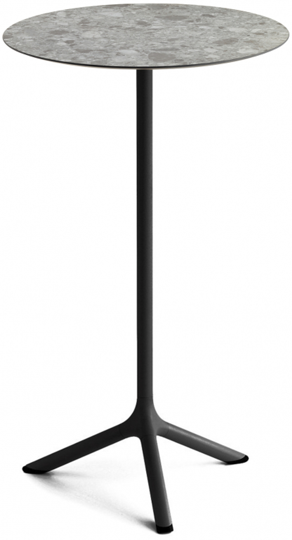 Стол ламинированный барный Scab Design Tripe, черный, зернистый