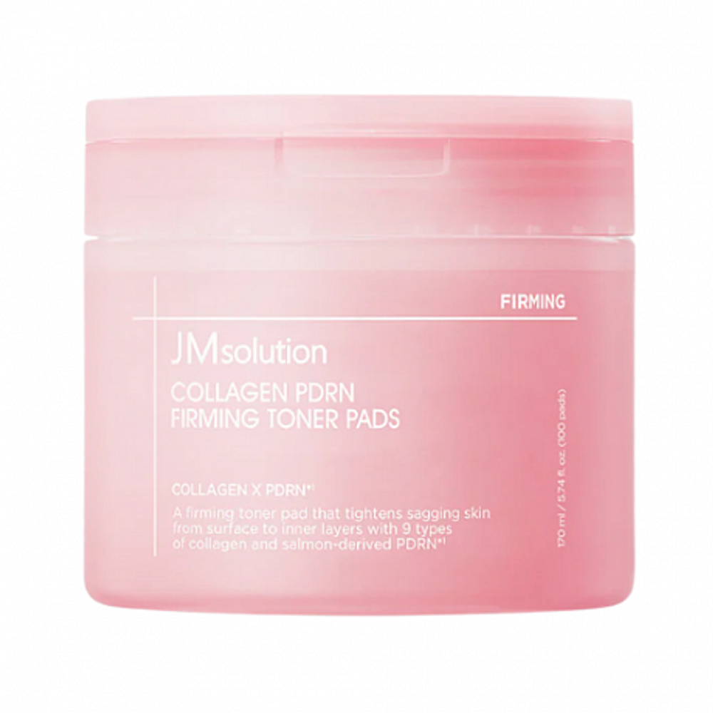 JMsolution Collagen PDRN Firming Toner Pads 100ea - Укрепляющие тонер-пэды с коллагеном и ПДРН
