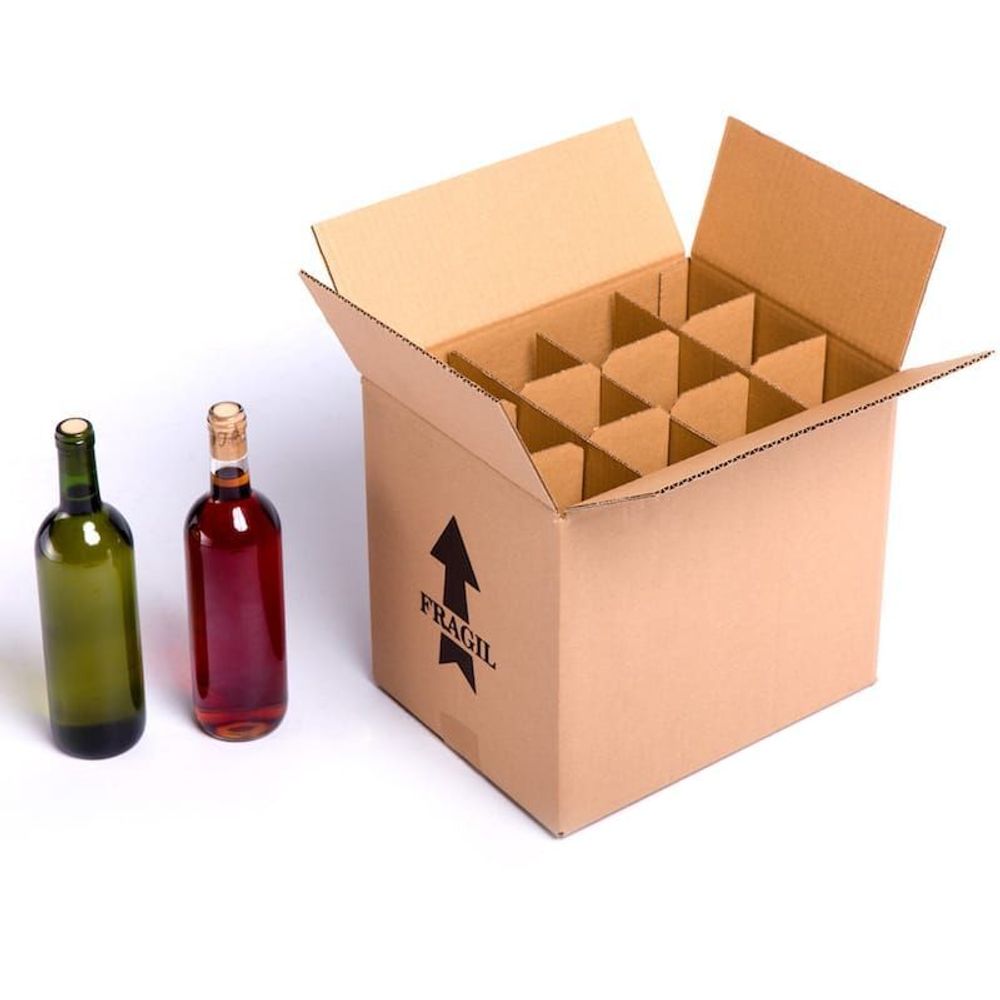 Картонная коробка для бутылок