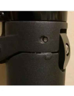 Язычок механизма складывания черный усиленный для Xiaomi M365