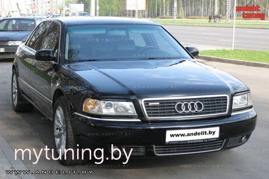 Реснички на фары для Audi A8 D2
