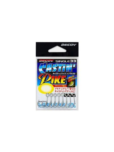 Крючок одинарный Decoy SINGLE 33 Castin' Pike #4 (в упаковке 10 штук)