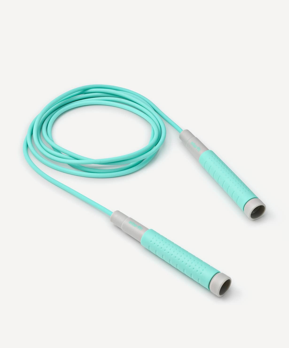 Скакалка RP-401, c силиконовыми ручками, 3 м, мятный