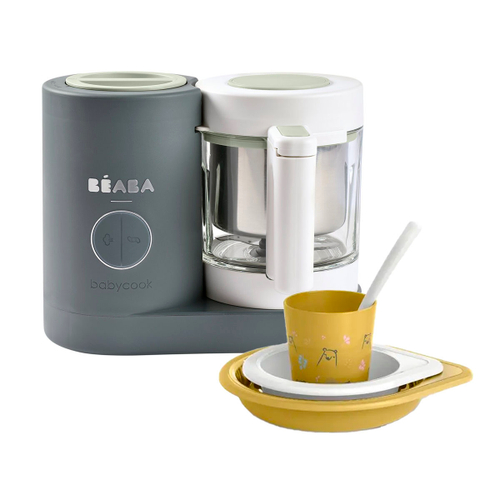 Блендер-пароварка для детского питания 5 в 1 BEABA Babycook Neo серый
