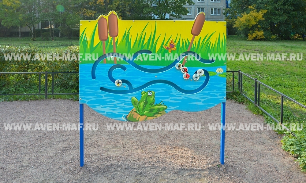 Панно-головоломка Накорми лягушку