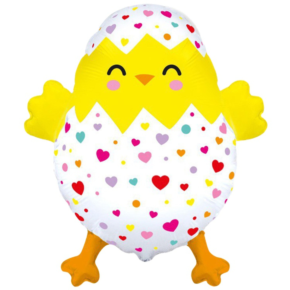 Шар Фольгированный Цыпленок в скорлупе (Желтый)
