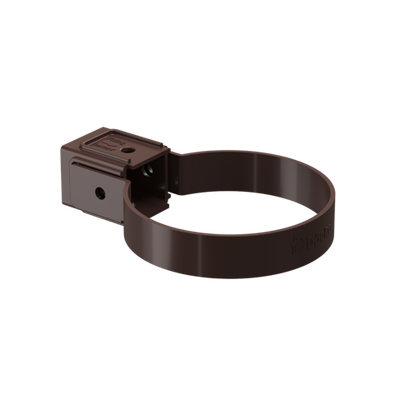 Хомут универсальный для водосточной трубы Standard, тёмно-коричневый