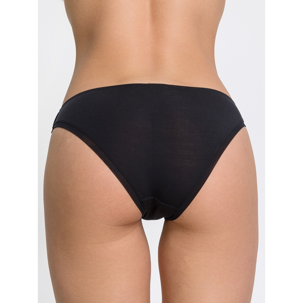 Женские трусы слипы черные OROBLU Perfect Line VOBT01598