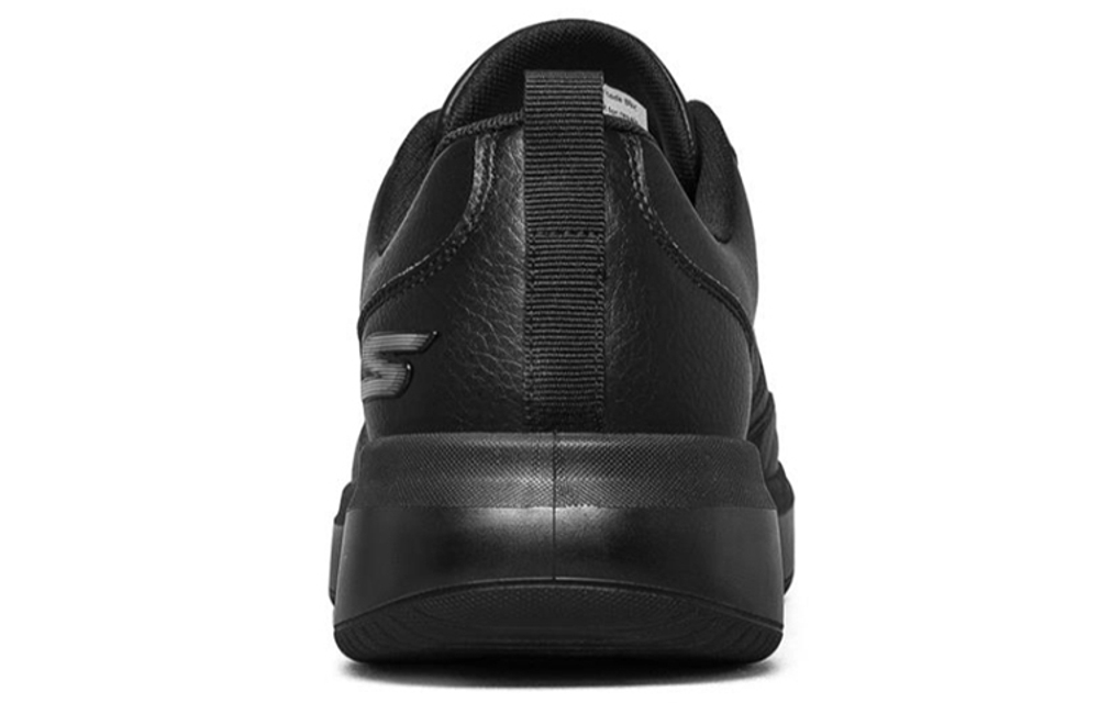 Skechers Skechers Go Walk Steady simple and comfortable mesh artificial leather non-slip breathable low-top running shoes men's black