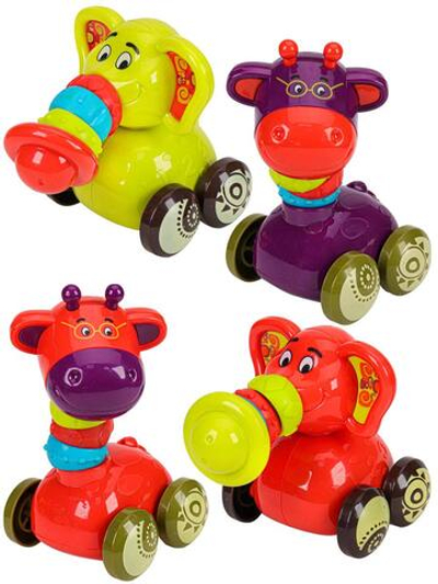 Игрушка инерц. "Зверята" (8шт. ШБ) кратно 8