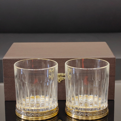 Набор бокалов для виски "Герб" (Златоуст УФ) в футляре