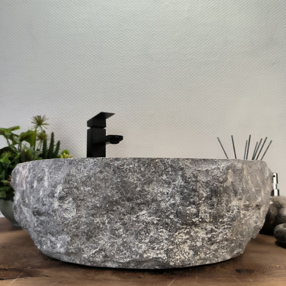 Раковина из мрамора Erozy Grey EM-62752 48*46*15 0107