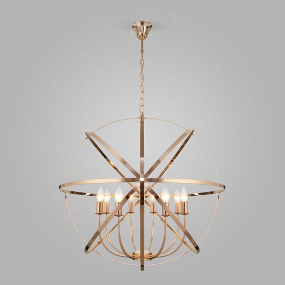 Подвесная люстра Eurosvet Santi 60139/8 золото