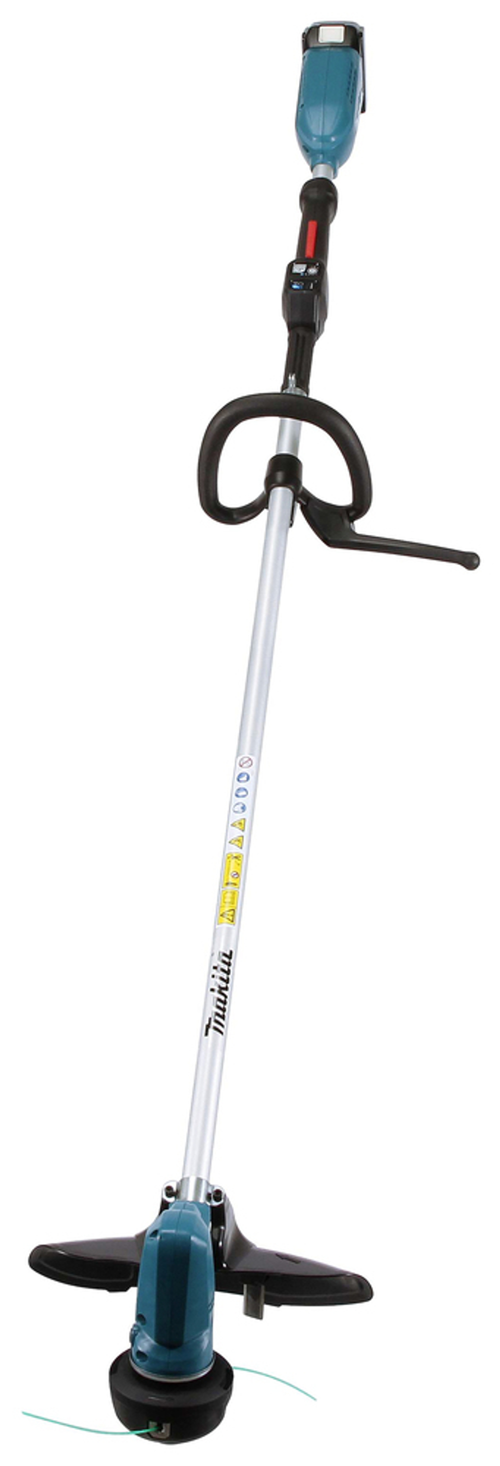 Коса аккум. LXT J-рукоятка, d-30см, M10xLH, ADT, AFT, XPT, АКБ BL1830Bx1шт., ЗУ DC18RC Makita DUR190LZX3RF