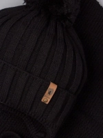 Шапка для мальчика со снудом осенняя