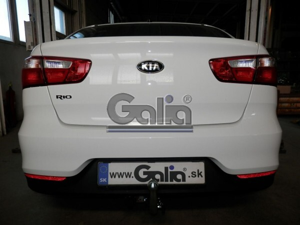 Фаркоп оцинкованный Galia K037A для Kia Rio III хетчбек/седан 2011-2017(паспорт и сертификат в комплекте)(без электрики)