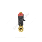 Клапан балансировочный ручной латунь FODRV Ду 15 G1/2" Ру25 ВР Kvs=2.49м3/ч с измерительными ниппелями Venturi BROEN 4355000H-001003