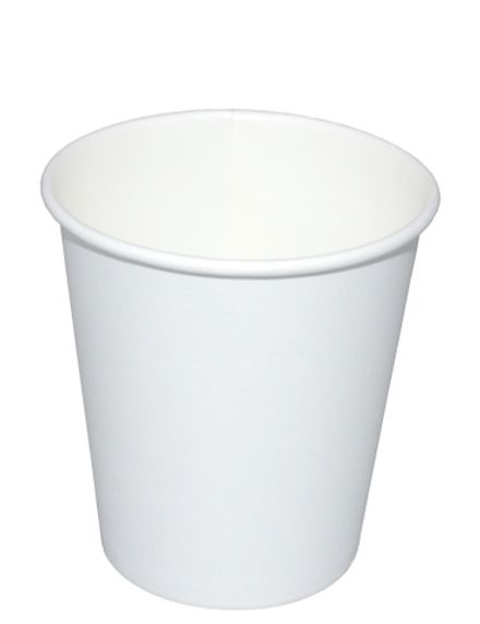 Стаканы бумажные однослойные SP9 200/260мл белые (50/1000шт)