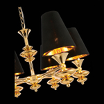 SL1137.203.06 Светильник подвесной Французское золото/Черный E14 6*40W RIONFO