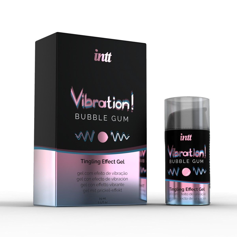 Жидкий вибратор INTT Vibration! Bubble Gum, 15 мл