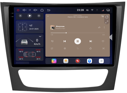 Магнитола для Mercedes-Benz E (W211) 2002-2010, CLS W219 - Redpower 85568 PRO/PROmax ТОП звук, 2K QLED, Android 14, CarPlay, 4G SIM-слот