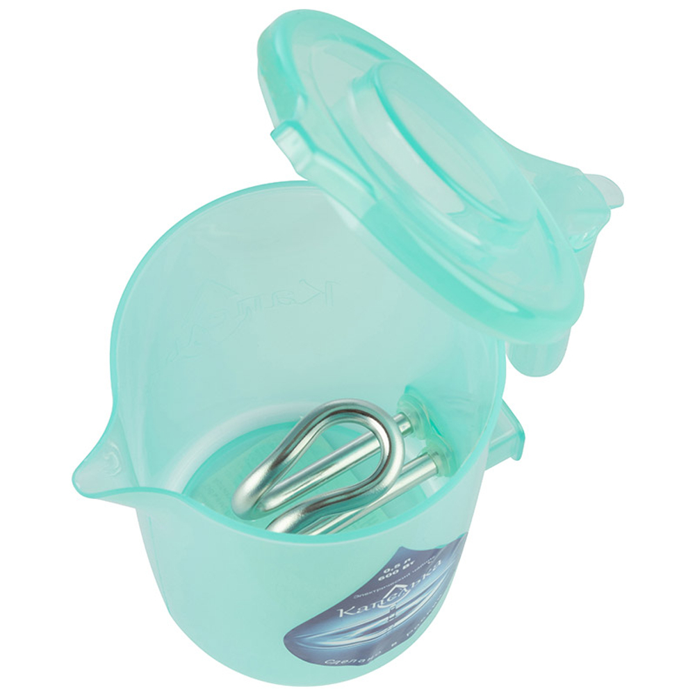 Чайник электрический "Капелька" 0.5л (зеленый)