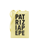 Кожаная сумка для телефона Patrizia Pepe - желтый(8B0052 L100)