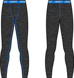 Термобелье KV+ TENERO dark grey, брюки детские, 21U134.1J