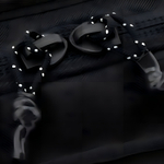 THE NORTH FACE 4L Sling Bag, Fanny Pack Outdoor Bag PVC Black Unisex