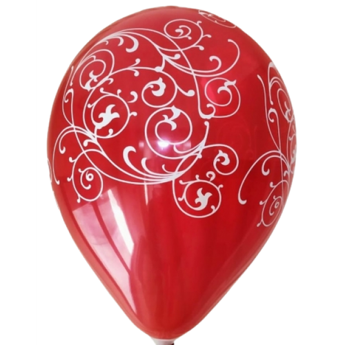 Шар 12" Ассорти Узоры, кристалл Sp 10 шт