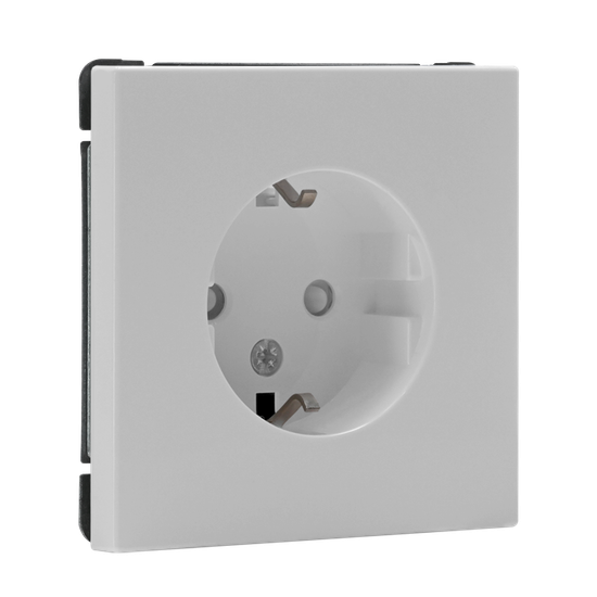 Розетка ArtGallery 16А с заземл. защ. шторки механизм бел. SE GAL000145