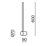 Настенный светильник (бра) Maytoni MOD237WL-L6B3K