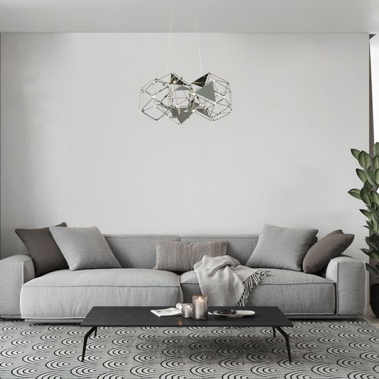 90369/5/ подвесной светильник/ черный жемчуг