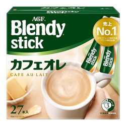 Кофе растворимый 3 в 1 с молоком и сахаром в стиках 27 шт по 8,8 г AGF Blendy Au Lait Blend