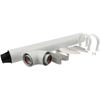 Горизонтальный комплект дымохода Stout 60/100