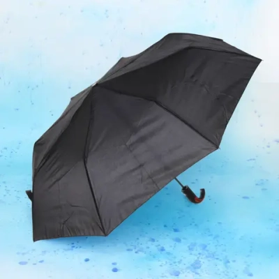 Зонт мужской полуавтомат «Ultramarine - Томас», цвет черный, ручка крючок, d98см