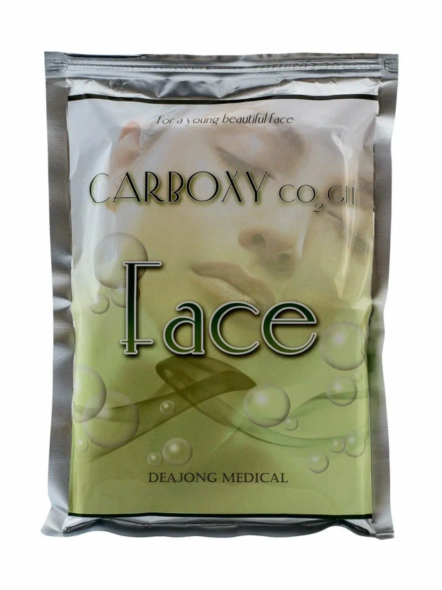 Карбокситерапия, маска для лица и шеи Carboxy CO2 Gel Mask