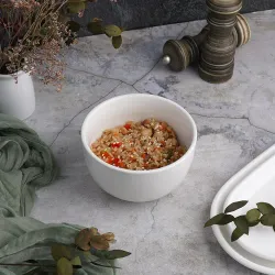 Салатник 600 мл d 12 см h8 см белый фарфор P.L. Proff Cuisine [6]