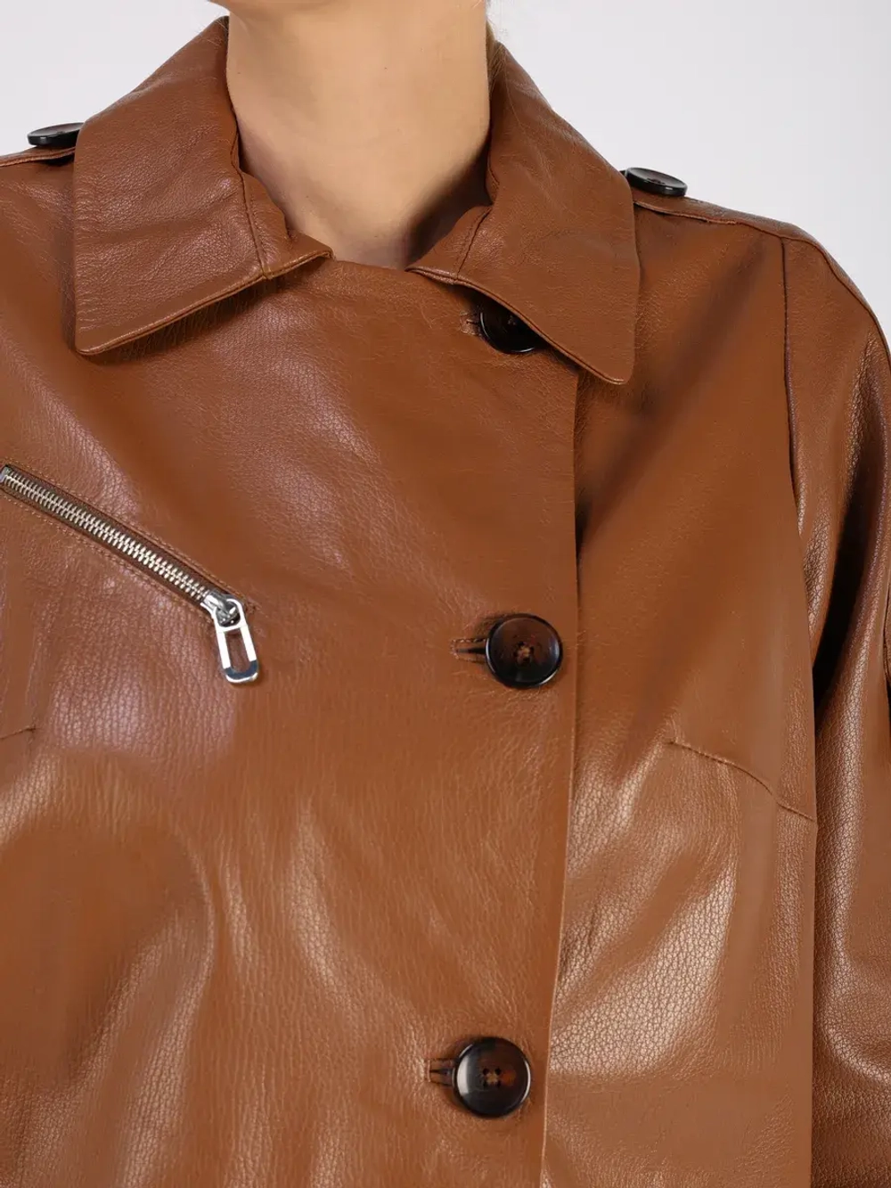 Кожаная куртка демисезонная из натуральной кожи