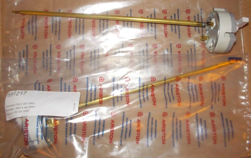 Термостат стержневой для водонагревателя Ariston (Аристон) 691217 ОРИГИНАЛ