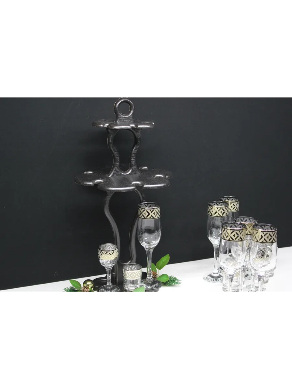 Барный набор 18 предметный с Бокалом