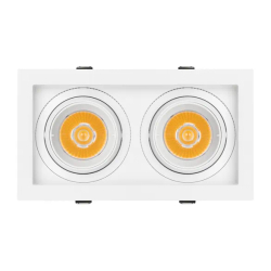 Светильник MS-VORTEX-BUILT-S210x117-2x20W Warm3000 (WH-WH, 20 deg, 230V) (Arlight, IP20 Металл, 5 лет) 057762