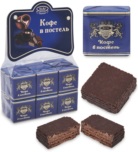 AT-111/3 Вафли глаз. «Кофе в постель» с ароматом трюфеля 210 гр
