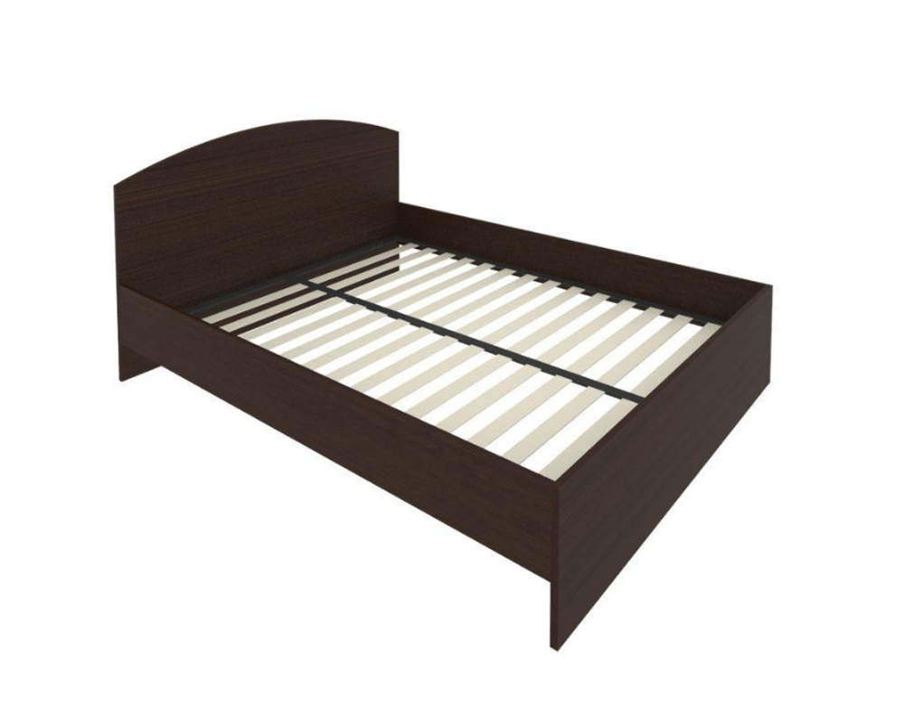 Кровать с ортопедическим основанием и изголовьем Light С-КИ-160