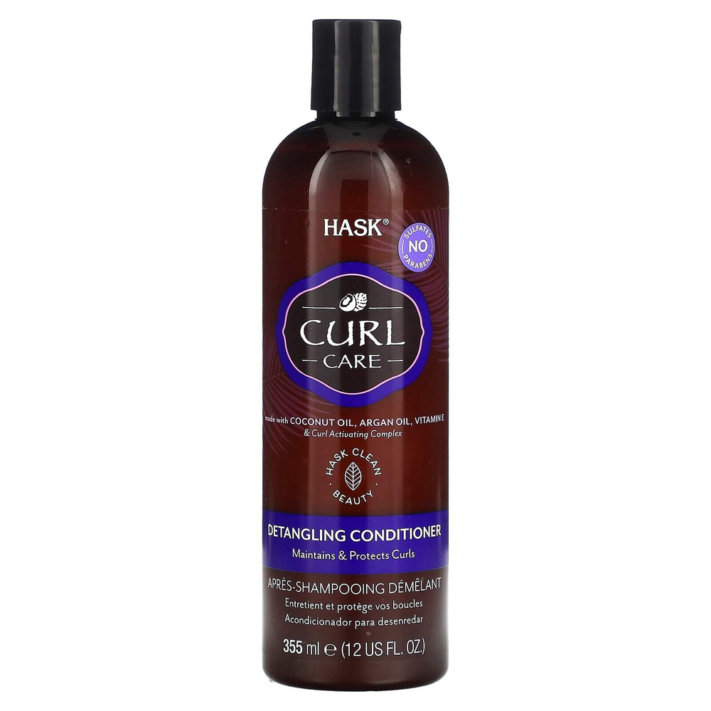 Hask Beauty, Curl Care, кондиционер для распутывания волос, для всех типов локонов, 355 мл (12 жидк. унц.)