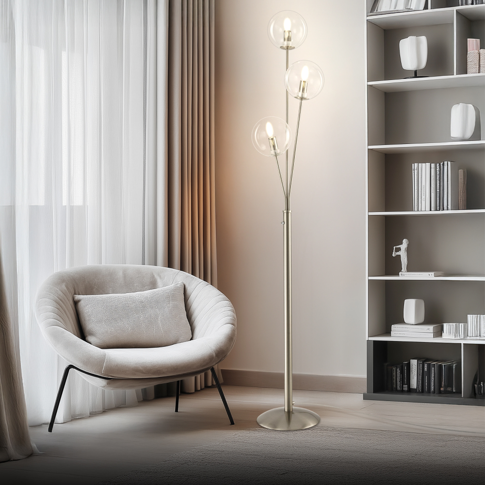 Citilux Томми CL102931 Торшер Матовый Хром
