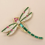 Брошь «KLEVER SHOP», Стрекоза, цвет как на фото, 5.5*6см (символ Перерождения)