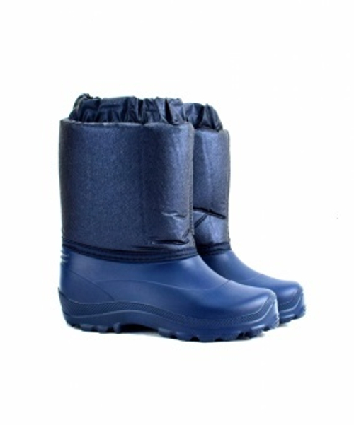 Сапоги детские Аленушка на резинке (синий, жемчужный)