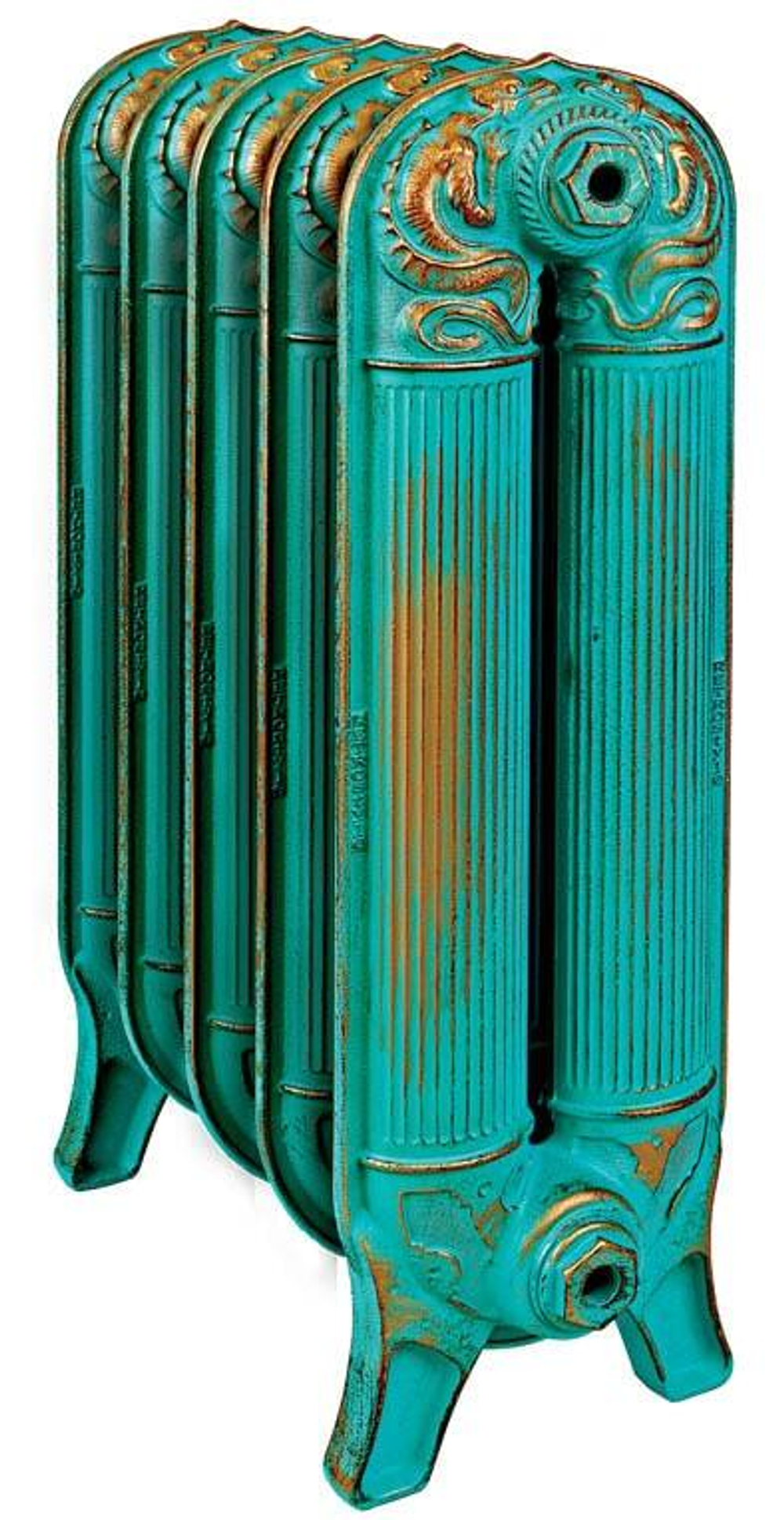 Радиатор чугунный Barton, 4 секции, RETROstyle RS-BAR 560-4s